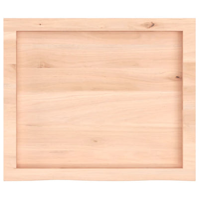 Pöytälevy 60x50x(2-4) cm käsittelemätön täystammi
