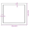 Pöytälevy 60x50x(2-4) cm käsittelemätön täystammi