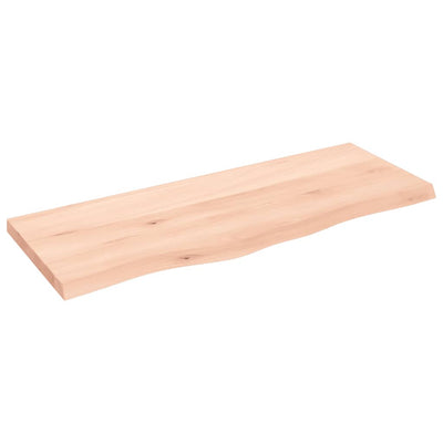 Pöytälevy 100x40x(2-4) cm käsittelemätön täystammi