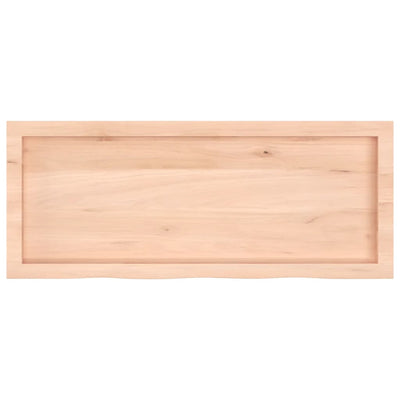Pöytälevy 100x40x(2-4) cm käsittelemätön täystammi