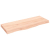 Pöytälevy 100x40x(2-6) cm käsittelemätön täystammi