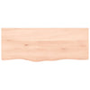 Pöytälevy 100x40x(2-6) cm käsittelemätön täystammi