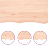 Pöytälevy 100x40x(2-6) cm käsittelemätön täystammi