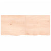 Pöytälevy 120x50x(2-4) cm käsittelemätön täystammi