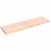 Pöytälevy 140x40x(2-4) cm käsittelemätön täystammi