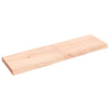 Pöytälevy 140x40x(2-6) cm käsittelemätön täystammi