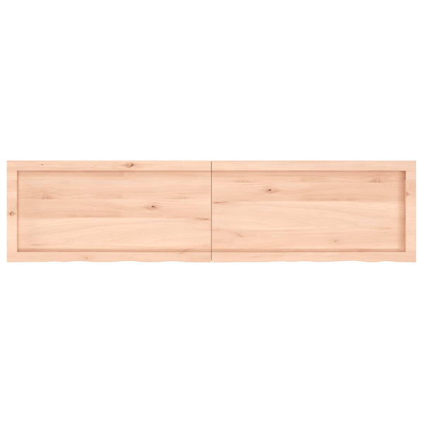 Pöytälevy 160x40x(2-6) cm käsittelemätön täystammi