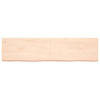 Pöytälevy 160x40x(2-6) cm käsittelemätön täystammi