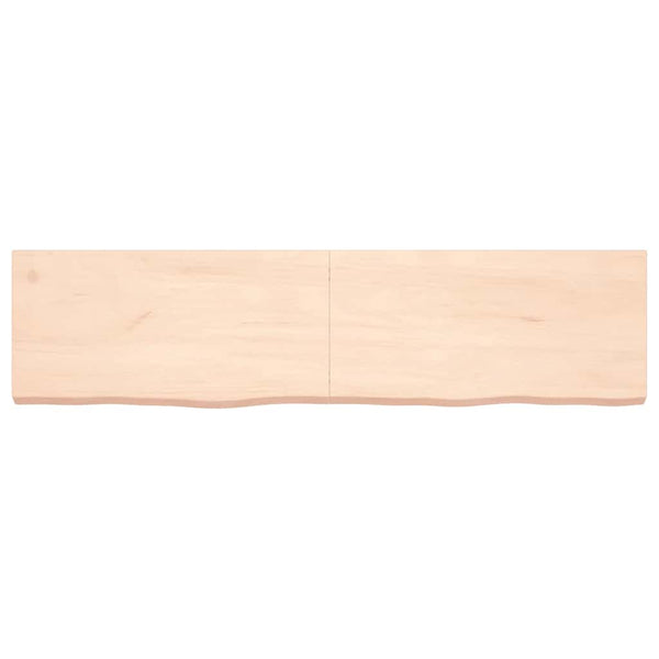 Pöytälevy 160x40x(2-6) cm käsittelemätön täystammi