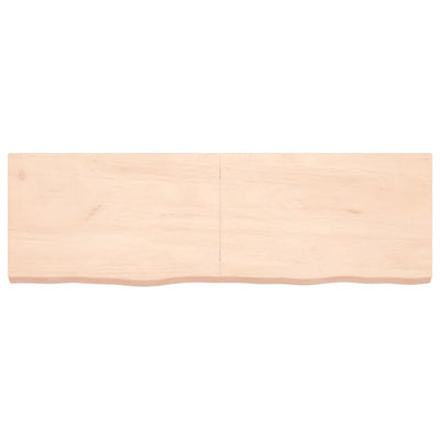 Pöytälevy 160x50x(2-6) cm käsittelemätön täystammi