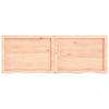 Pöytälevy 160x50x(2-6) cm käsittelemätön täystammi