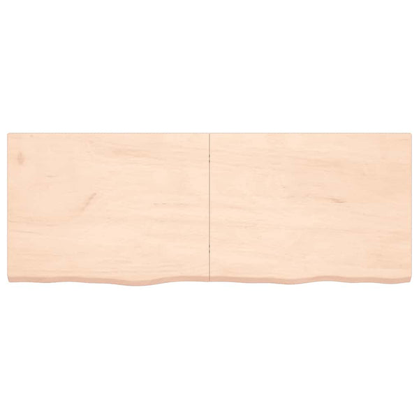 Pöytälevy 160x60x(2-4) cm käsittelemätön täystammi