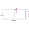 Pöytälevy 160x60x(2-6) cm käsittelemätön täystammi