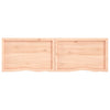 Pöytälevy 180x50x(2-4) cm käsittelemätön täystammi