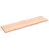 Pöytälevy 200x50x(2-6) cm käsittelemätön täystammi