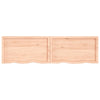 Pöytälevy 200x50x(2-6) cm käsittelemätön täystammi