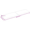 Pöytälevy 200x50x(2-6) cm käsittelemätön täystammi