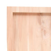 Pöytälevy 200x60x(2-4) cm käsittelemätön täystammi