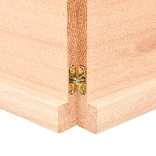 Pöytälevy 200x60x(2-4) cm käsittelemätön täystammi
