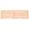 Pöytälevy 200x60x(2-6) cm käsittelemätön täystammi