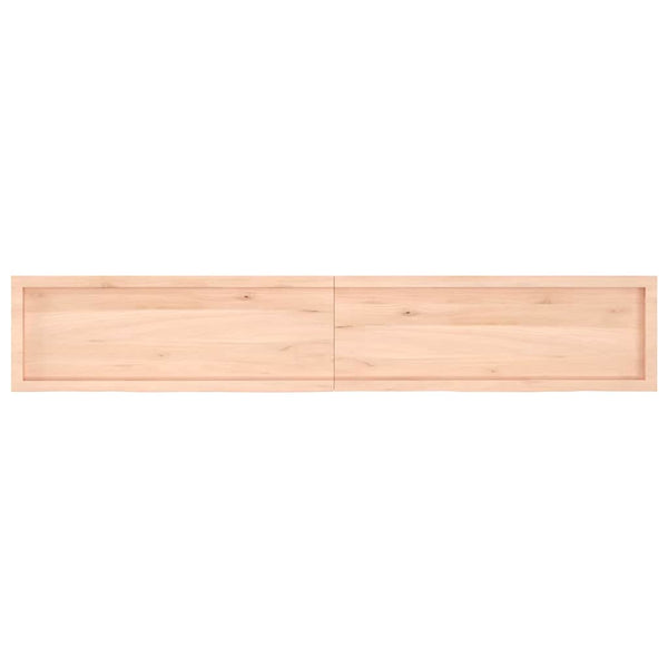 Pöytälevy 220x40x(2-4) cm käsittelemätön täystammi