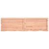 Pöytälevy vaaleanruskea 140x40x(2-6) cm käsitelty täystammi