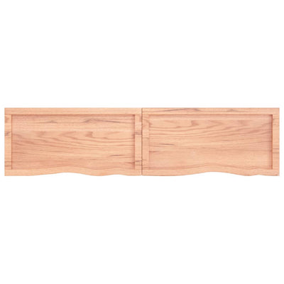 Pöytälevy vaaleanruskea 160x40x(2-4) cm käsitelty täystammi