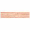 Pöytälevy vaaleanruskea 180x40x(2-6) cm käsitelty täystammi