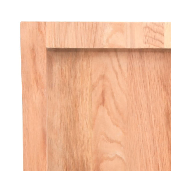Pöytälevy vaaleanruskea 180x50x(2-4) cm käsitelty täystammi