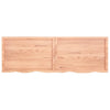 Pöytälevy vaaleanruskea 180x60x(2-4) cm käsitelty täystammi