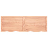 Pöytälevy vaaleanruskea 180x60x(2-6) cm käsitelty täystammi