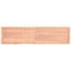 Pöytälevy vaaleanruskea 200x50x(2-6) cm käsitelty täystammi