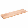 Pöytälevy vaaleanruskea 200x60x(2-4) cm käsitelty täystammi