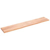 Pöytälevy vaaleanruskea 220x40x(2-4) cm käsitelty täystammi