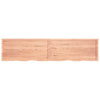 Pöytälevy vaaleanruskea 220x50x(2-6) cm käsitelty täystammi
