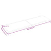 Pöytälevy vaaleanruskea 220x60x(2-4) cm käsitelty täystammi