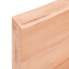 Pöytälevy vaaleanruskea 220x60x(2-6) cm käsitelty täystammi