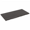 Pöytälevy tummanruskea 120x60x(2-4) cm käsitelty täystammi