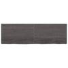 Pöytälevy tummanruskea 160x50x(2-4) cm käsitelty täystammi