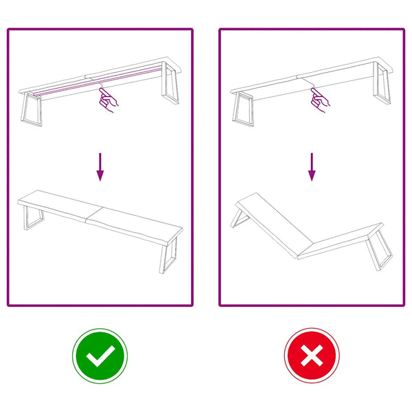 Pöytälevy tummanruskea 200x40x(2-6) cm käsitelty täystammi