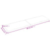 Pöytälevy tummanruskea 200x50x(2-4) cm käsitelty täystammi