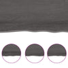 Pöytälevy tummanruskea 220x40x(2-6) cm käsitelty täystammi