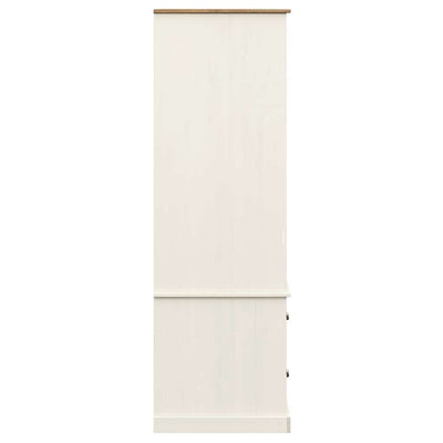 Valkoinen vaatekaappi vigo Dilinca 90x55x170cm (mänty)