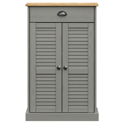 Harmaa kenkäkaappi vigo Dulama 60x35x96cm (mänty)