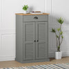 Kenkäkaappi VIGO harmaa 60x35x96 cm täysi mänty