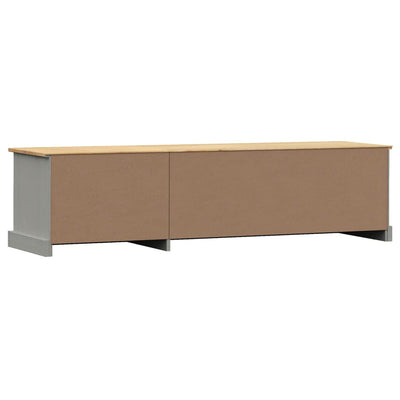 TV-taso VIGO harmaa 156x40x40 cm täysi mänty