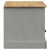 TV-taso VIGO harmaa 106x40x40 cm täysi mänty