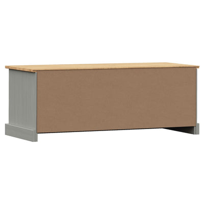 TV-taso VIGO harmaa 106x40x40 cm täysi mänty