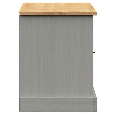 Kenkäpenkki VIGO harmaa 106x35x45 cm täysi mänty