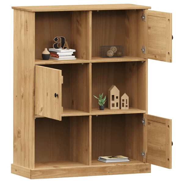 Kirjahylly VIGO 90x35x114,5 cm täysi mänty